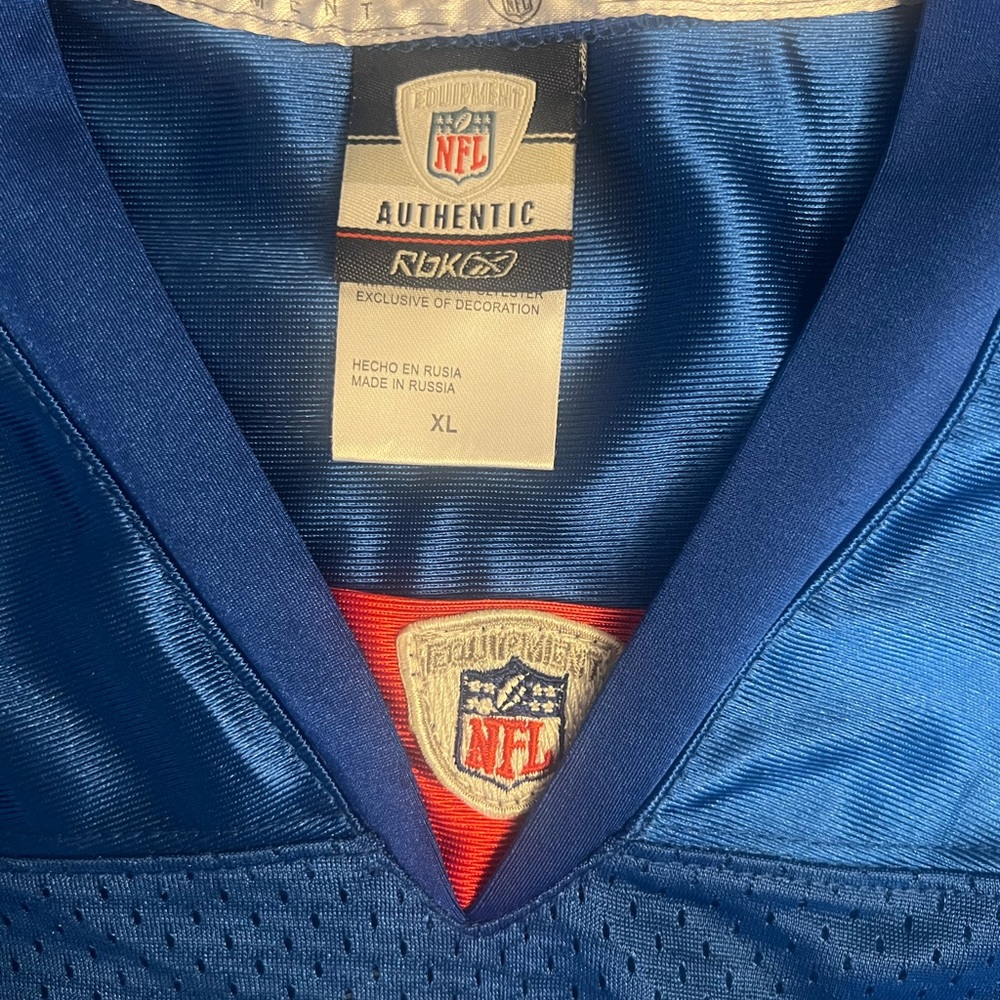NFL Authentic NY Giants Manning Jersey - Picture 4 of 5